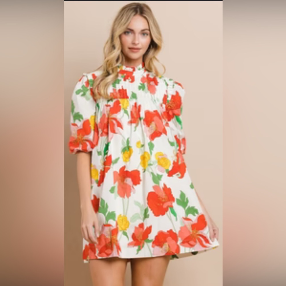 Colorful Floral Maxi Dress